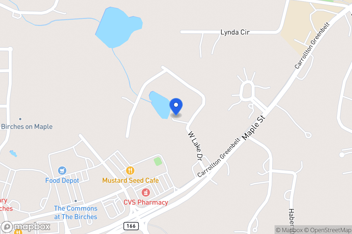 Map of 62 W Lake Dr