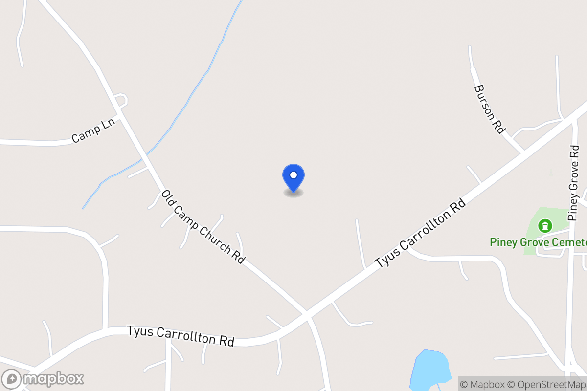 Map of 545 Tyus Carrollton Rd