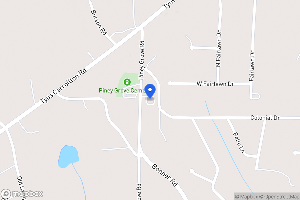 Map of Piney Grove Rd