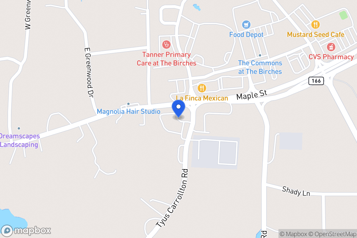 Map of 23 Tyus Carrollton Rd