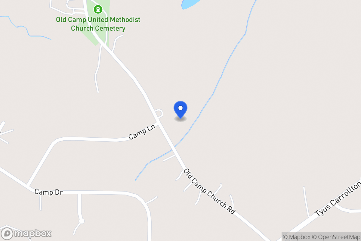 Map of 218 Old Camp Church Rd