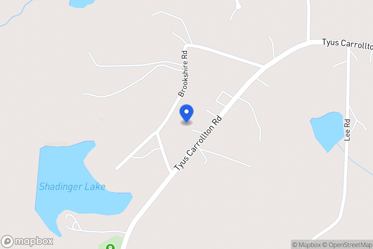 Map of 863 Tyus Carrollton Rd