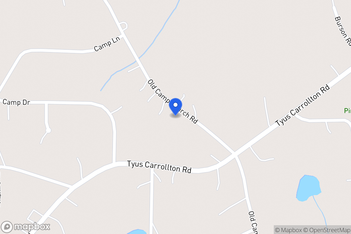Map of 345 Old Camp Church Rd