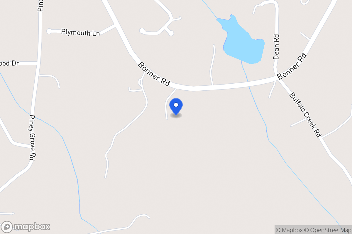 Map of 754 Bonner Rd