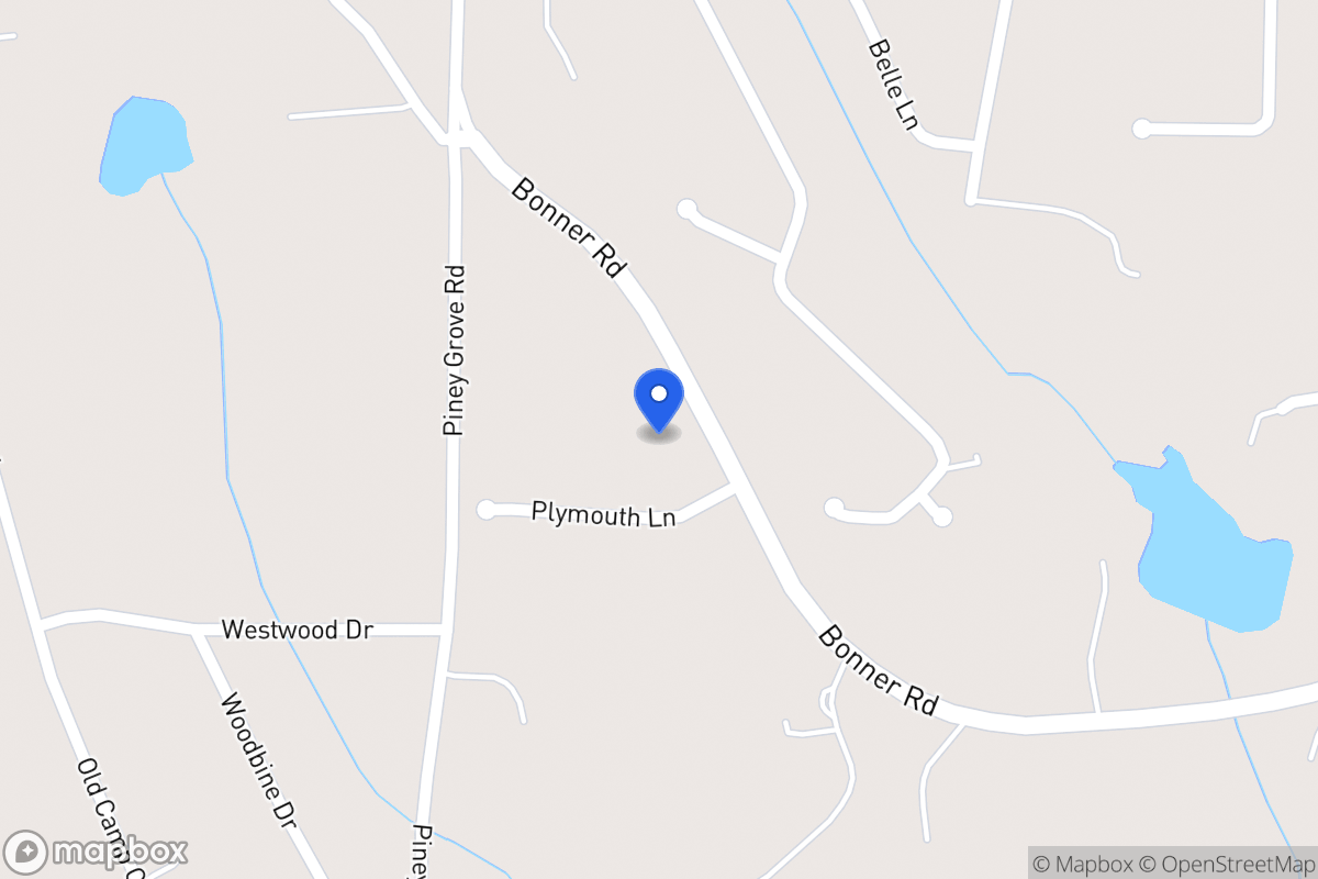 Map of 876 Bonner Rd