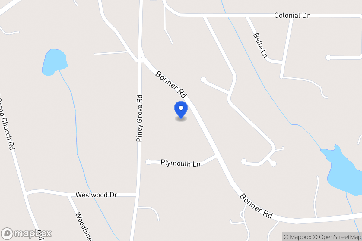 Map of 914 Bonner Rd