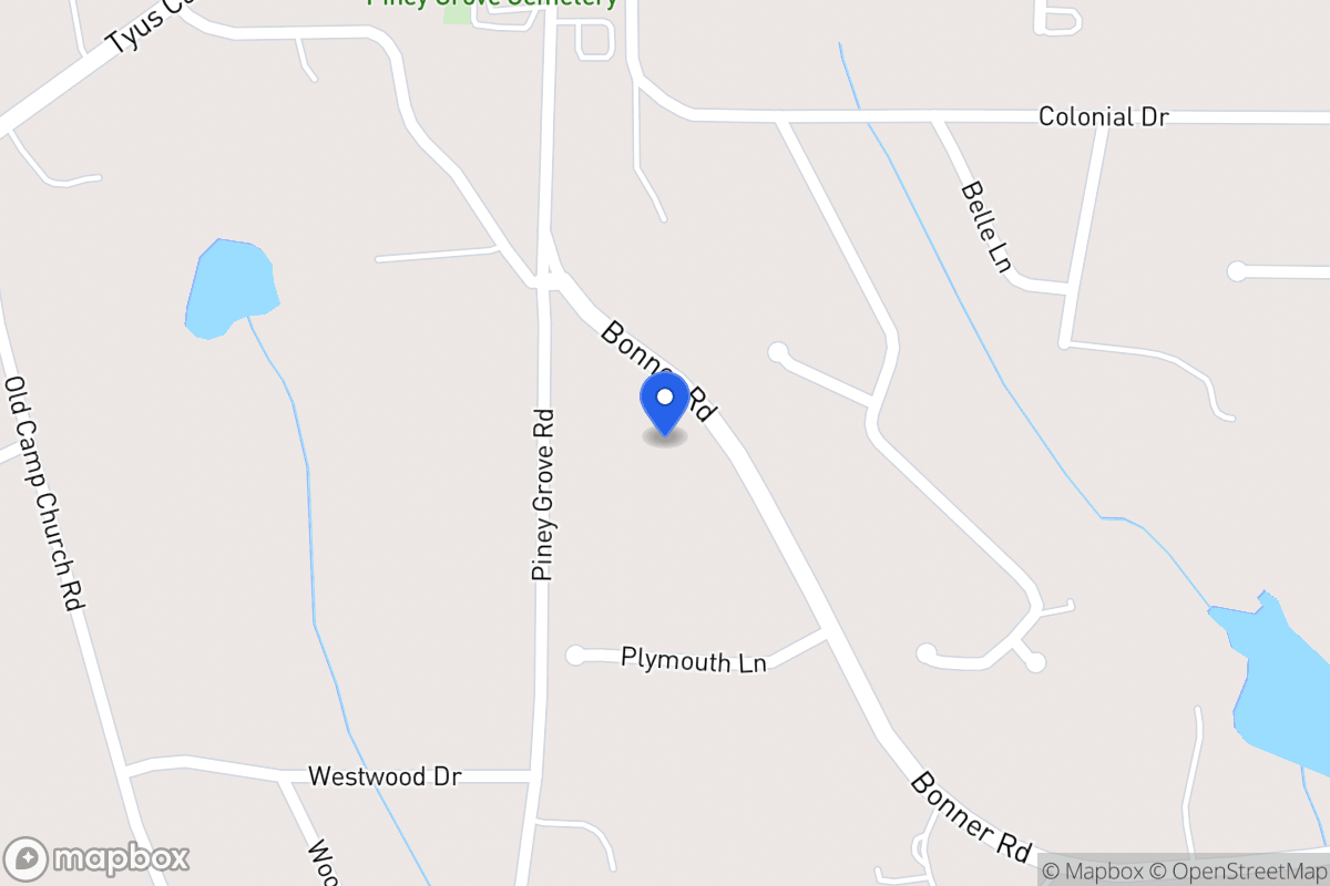 Map of 928 Bonner Rd