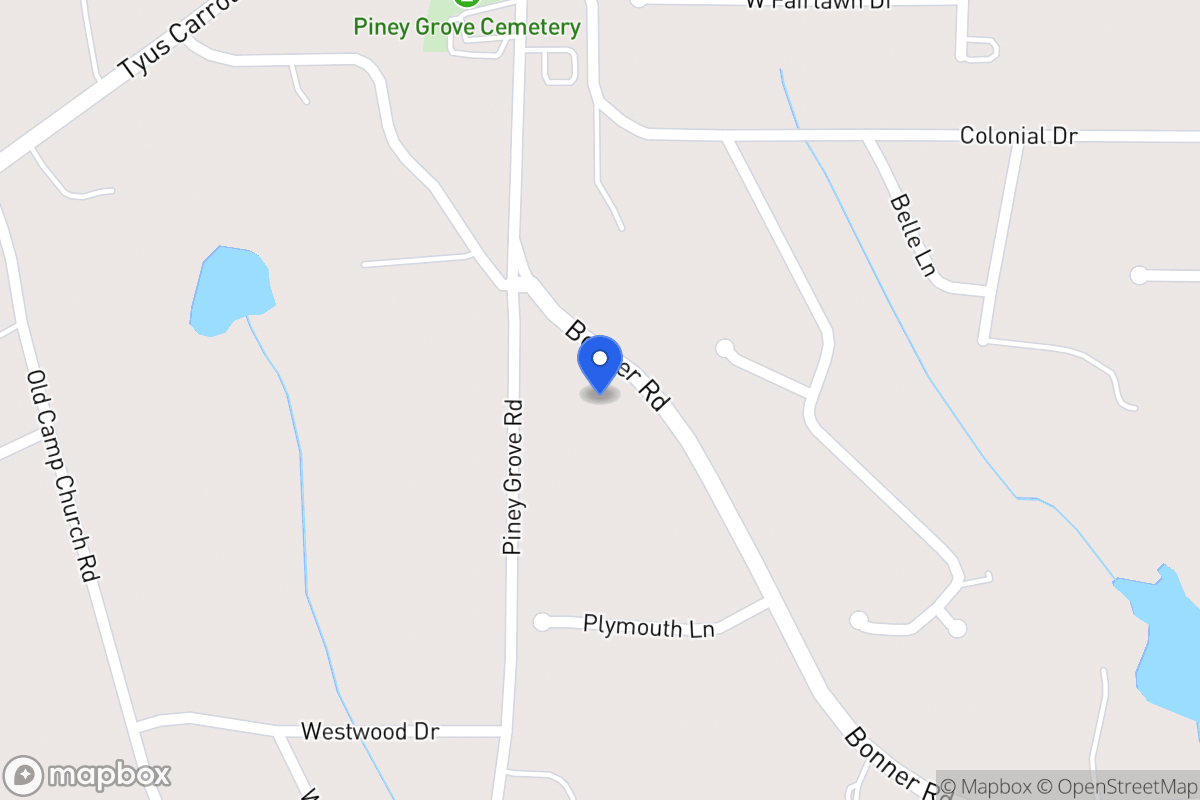 Map of 942 Bonner Rd