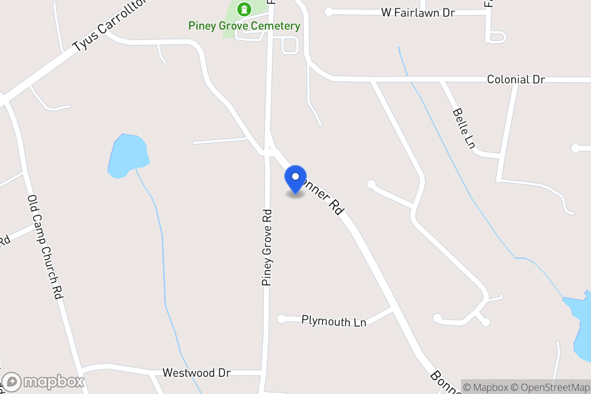 Map of 956 Bonner Rd
