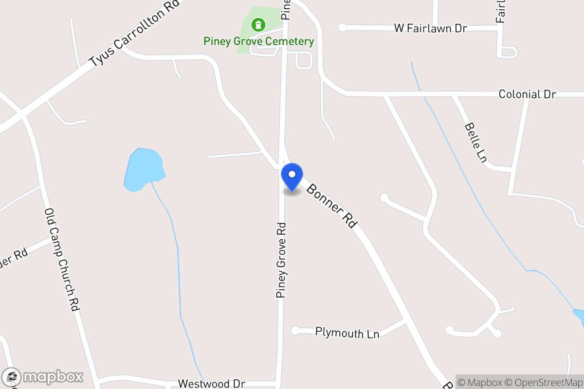 Map of 970 Bonner Rd