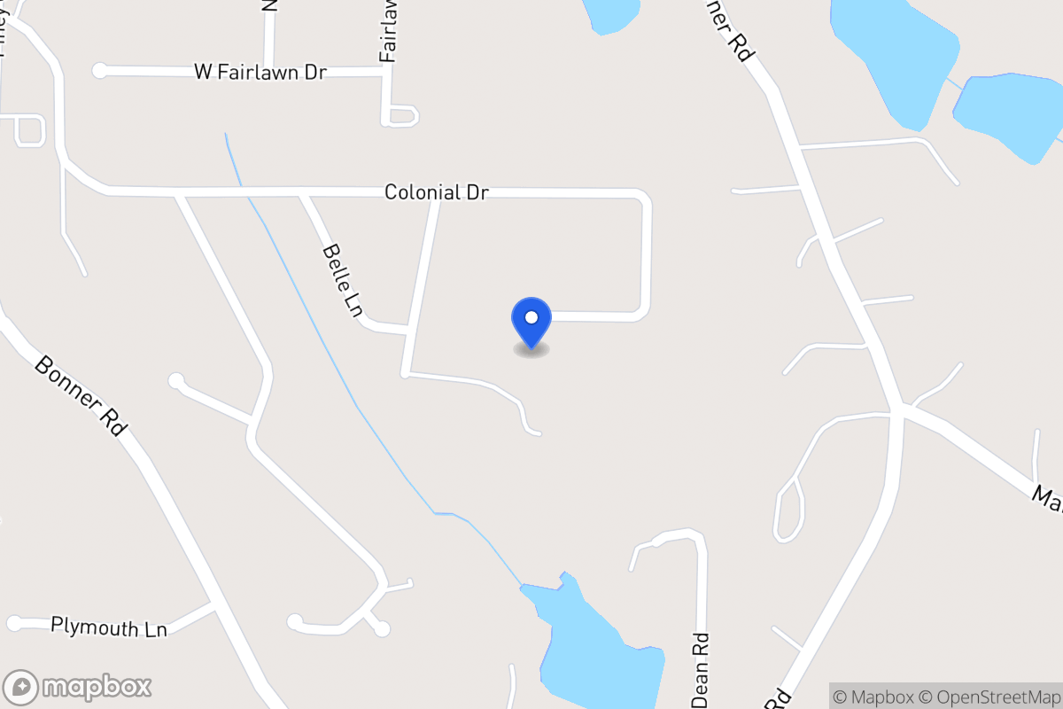 Map of 310 Colonial Dr
