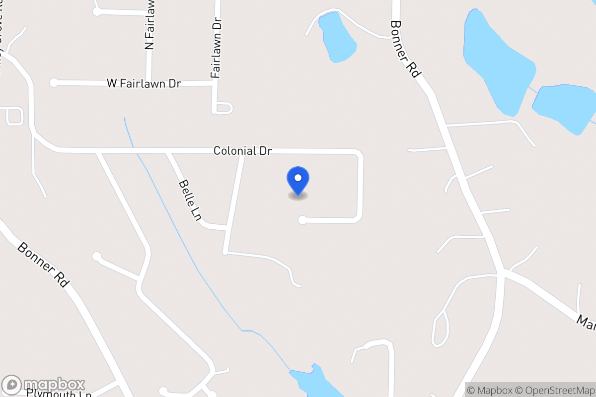Map of 325 Colonial Dr