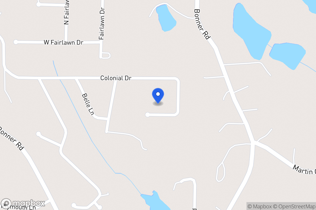 Map of 315 Colonial Dr