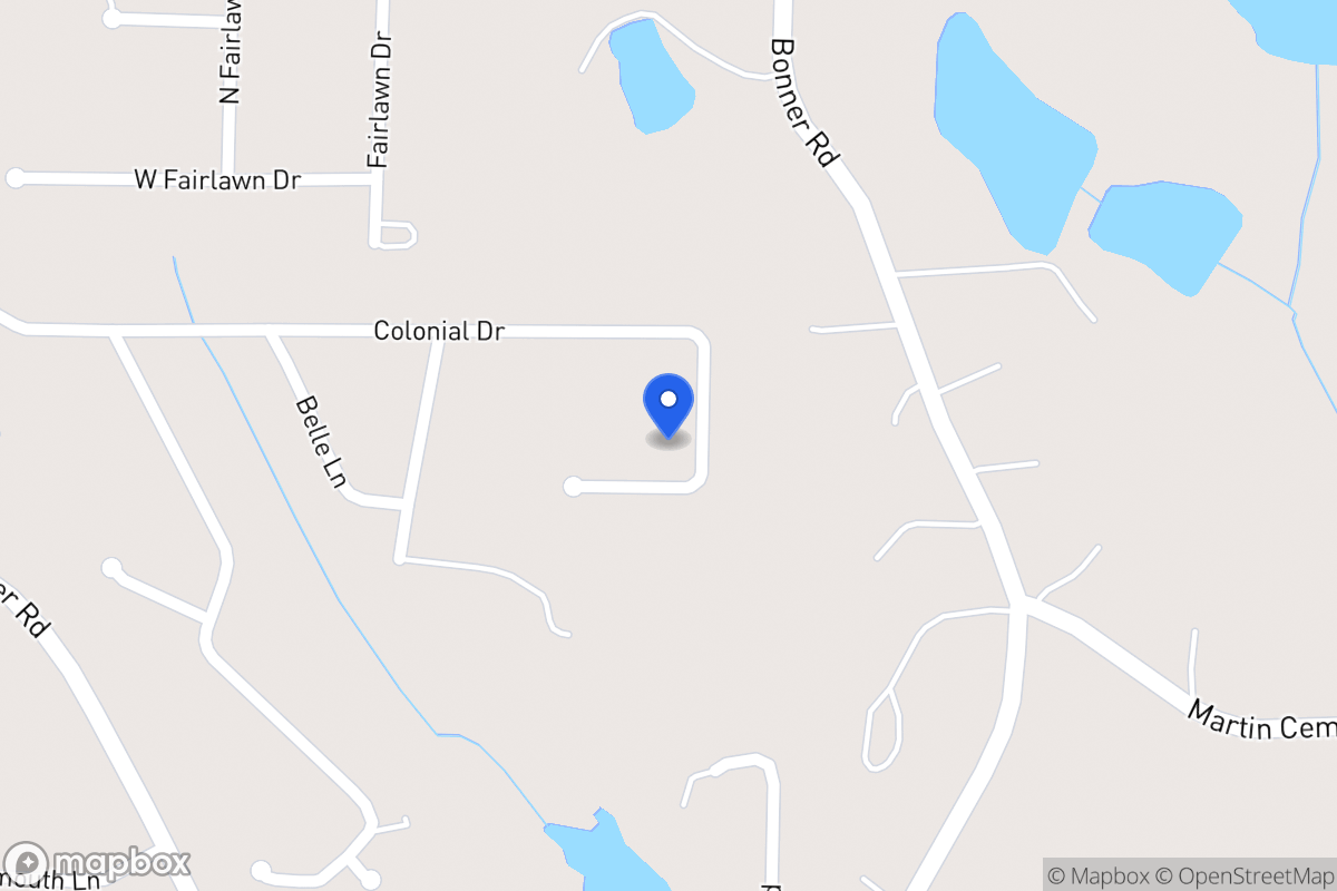 Map of 305 Colonial Dr