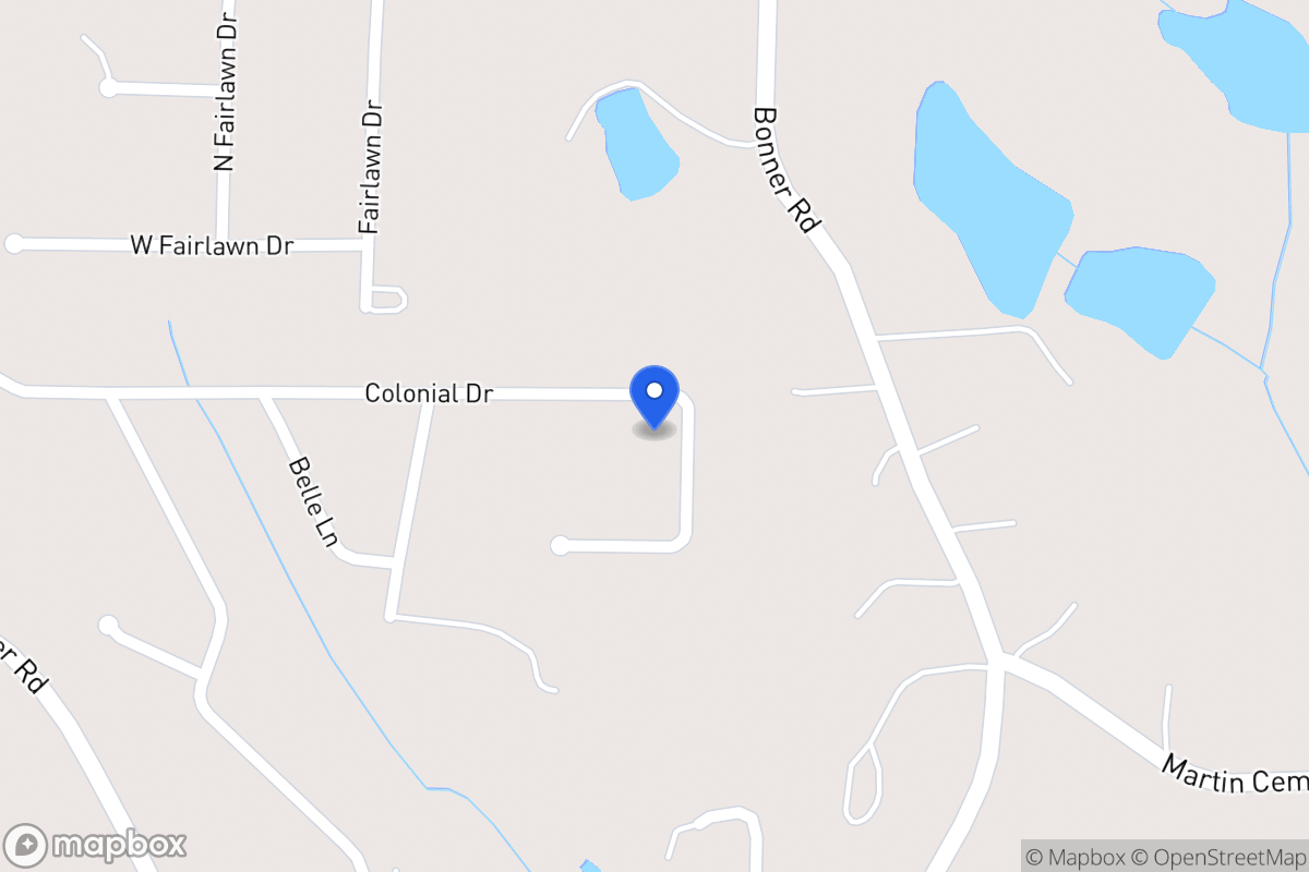 Map of 205 Colonial Dr