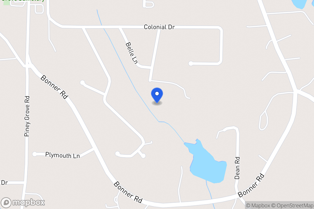 Map of Hickory Dr