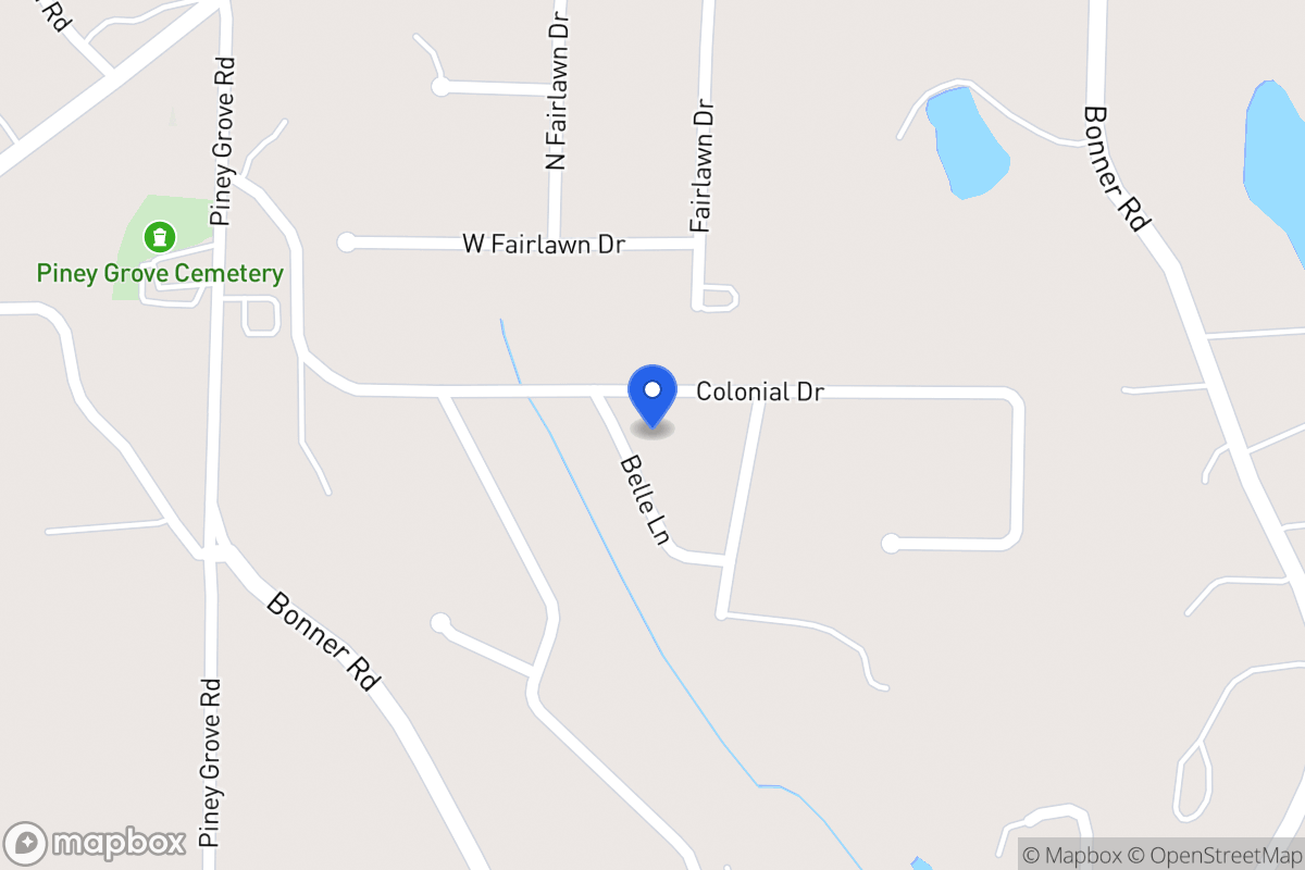 Map of 105 Colonial Dr