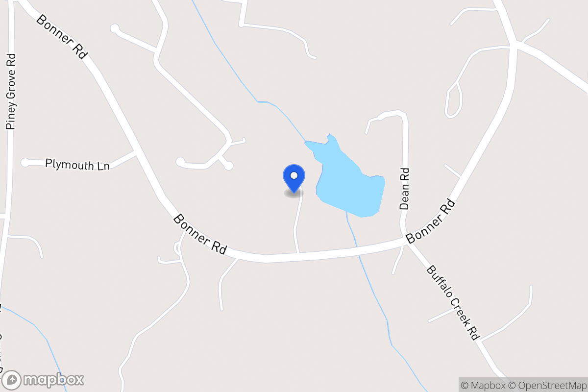 Map of 711 Bonner Rd