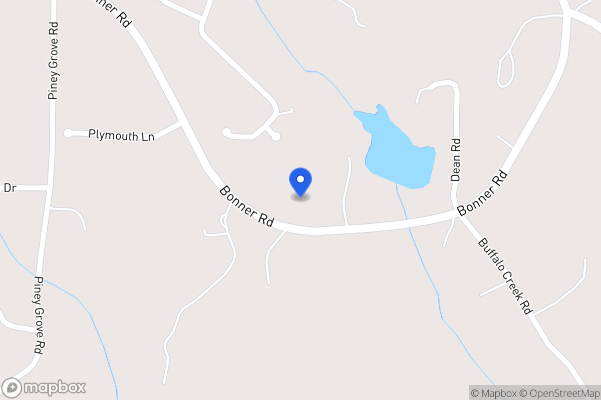 Map of 745 Bonner Rd