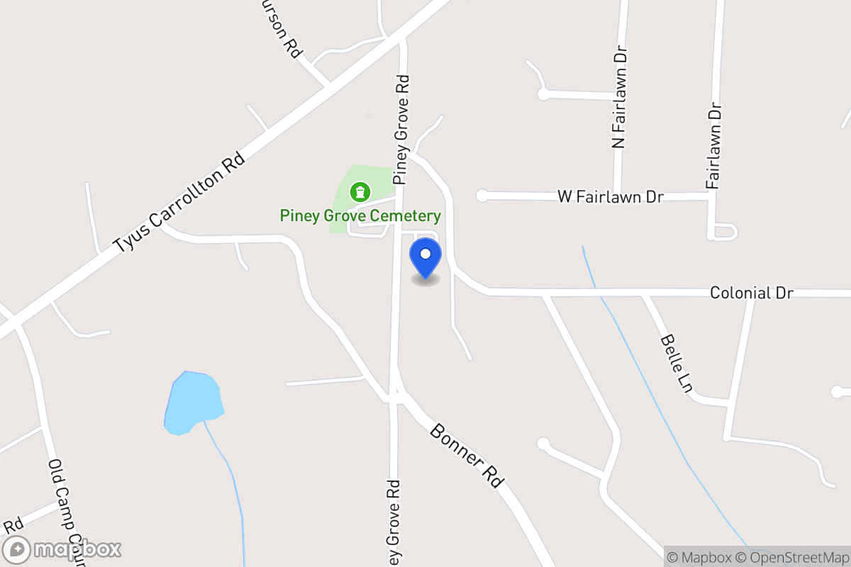 Map of 116 Piney Grove Rd