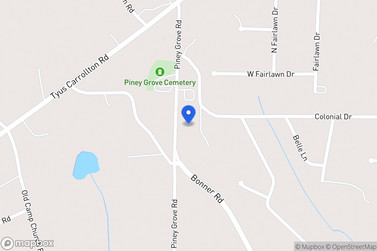 Map of 124 Piney Grove Rd