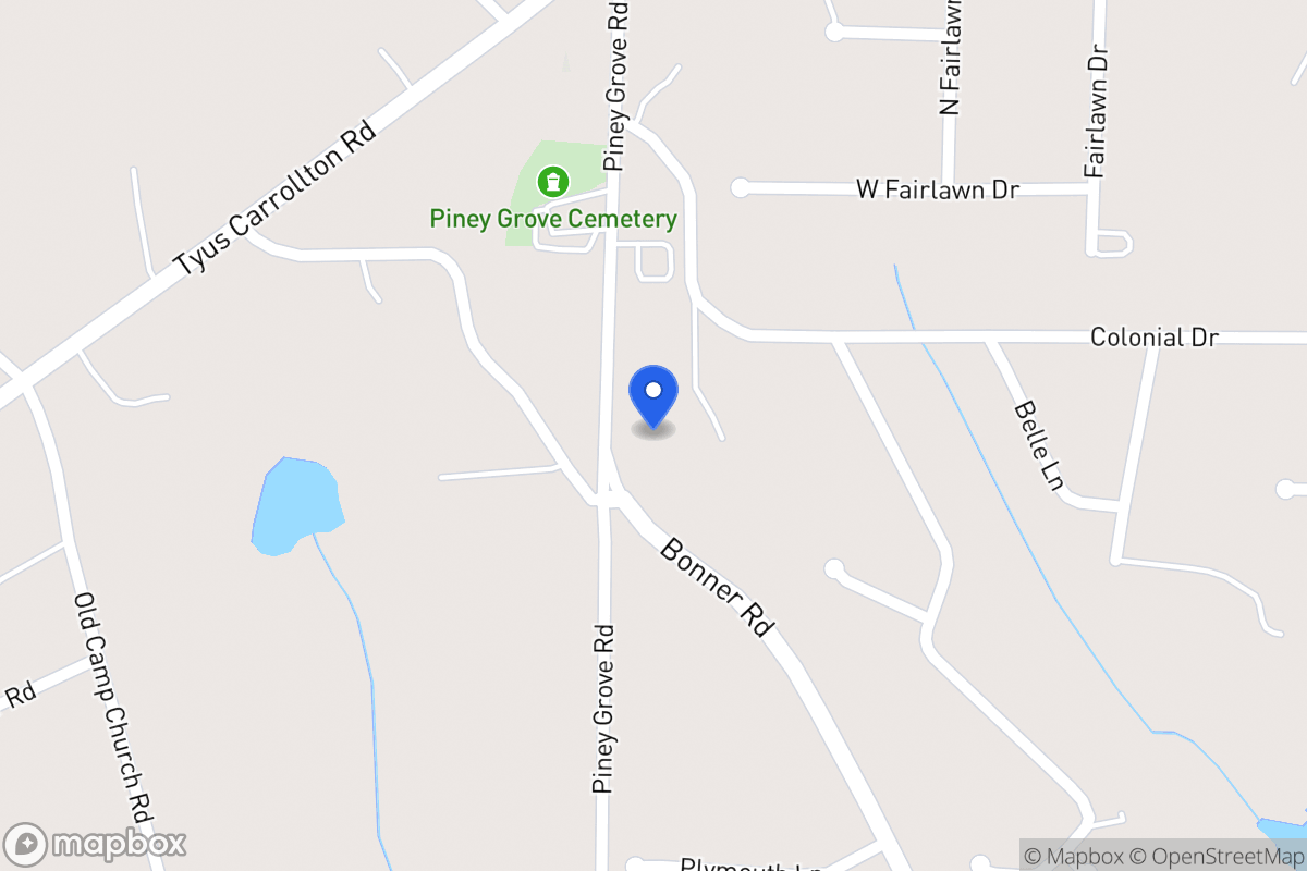 Map of 146 Piney Grove Rd