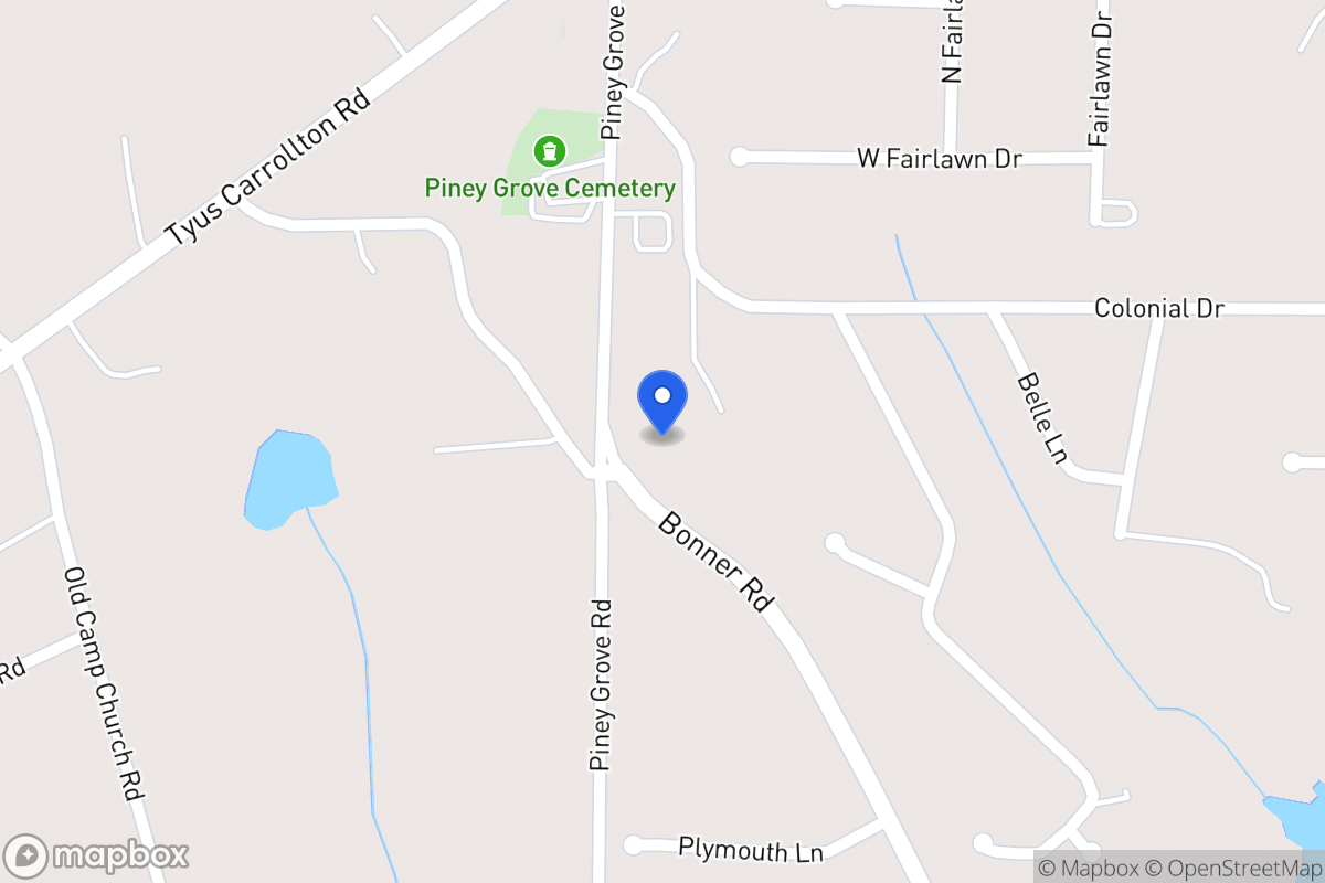 Map of 985 Bonner Rd