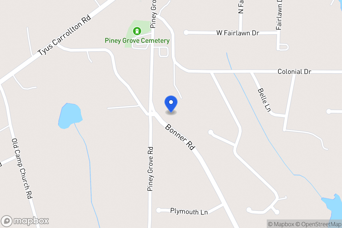 Map of 971 Bonner Rd