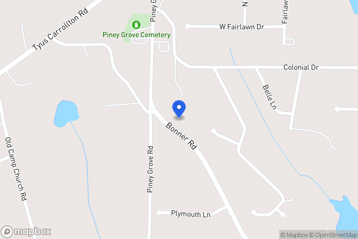 Map of 959 Bonner Rd