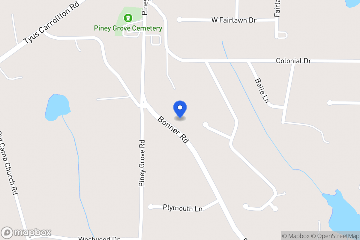 Map of 947 Bonner Rd