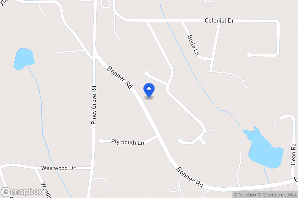 Map of 901 Bonner Rd