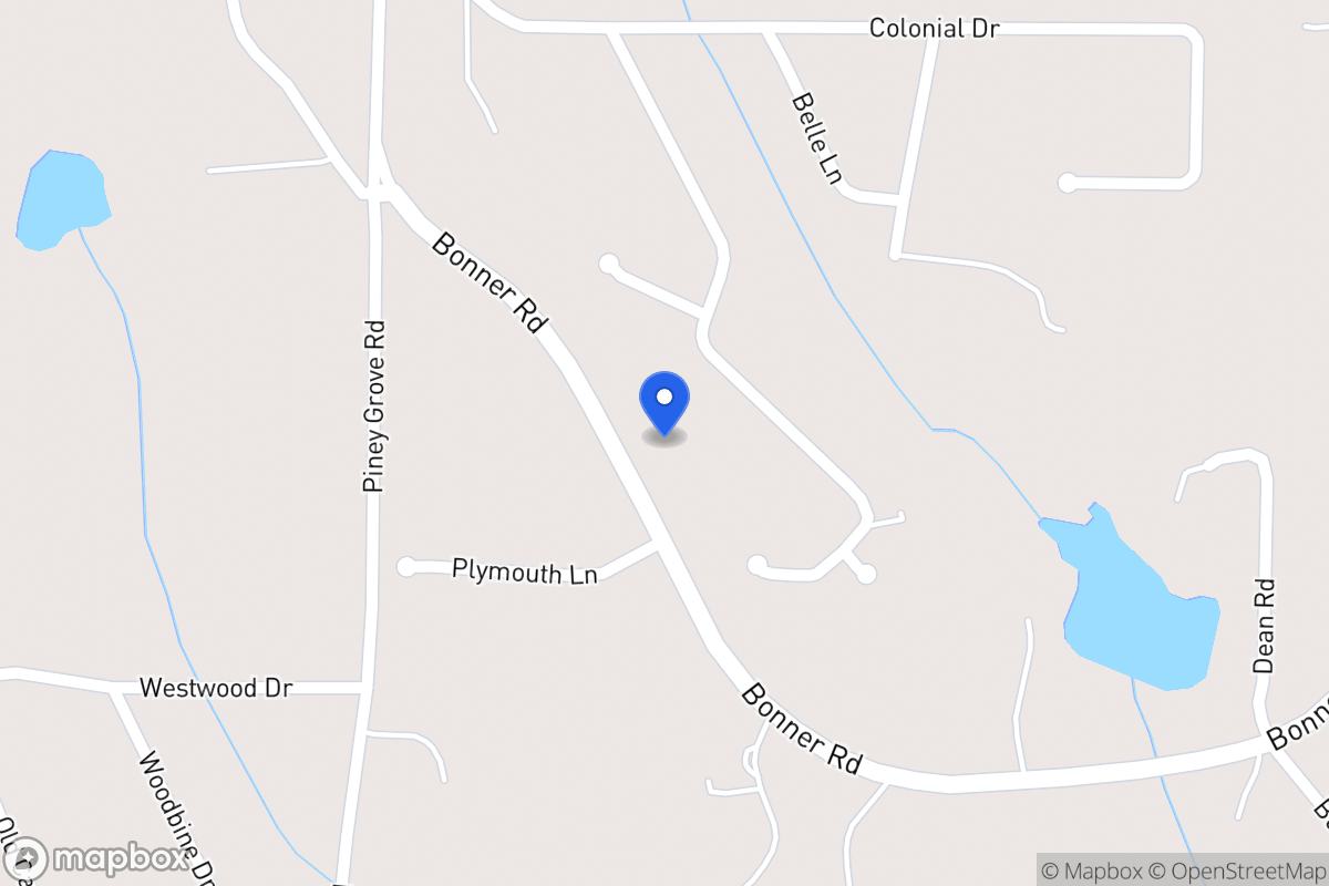 Map of 881 Bonner Rd
