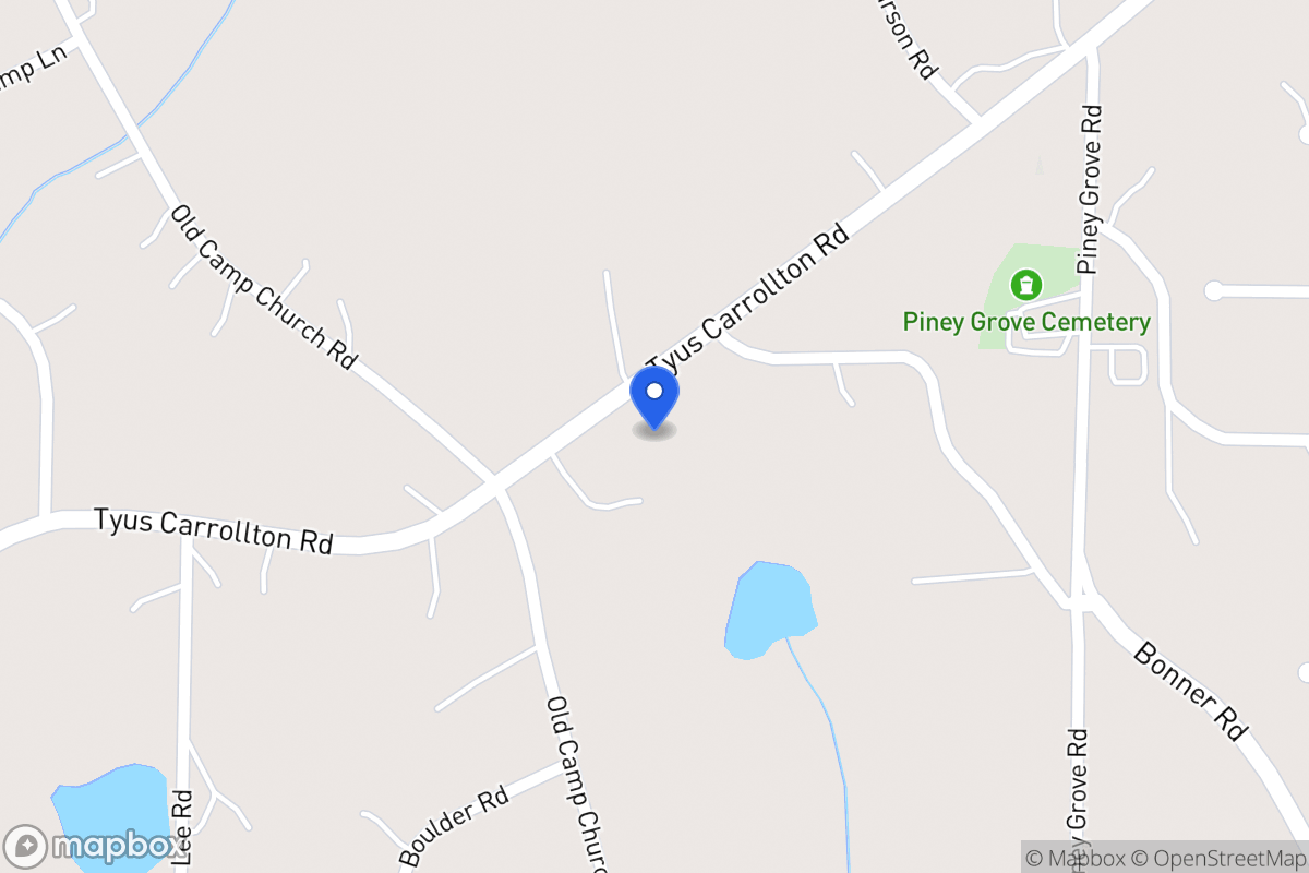 Map of 520 Tyus Carrollton Rd