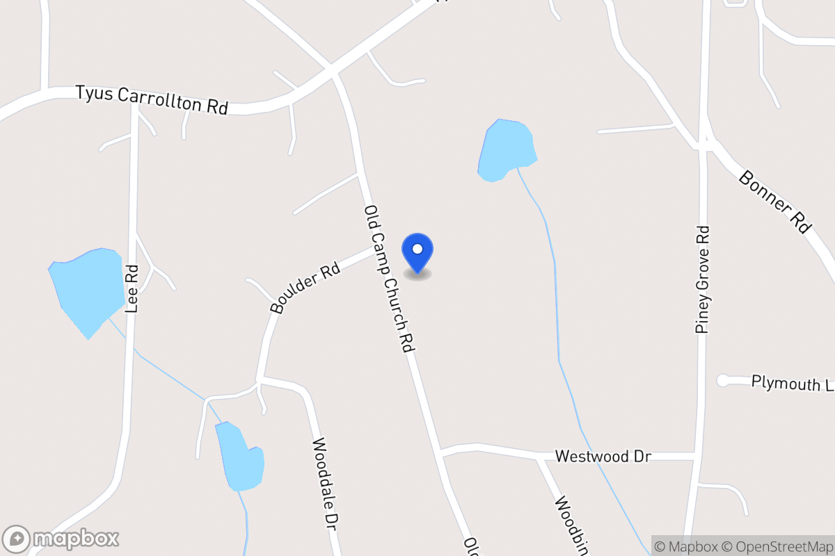 Map of 526 Old Camp Church Rd