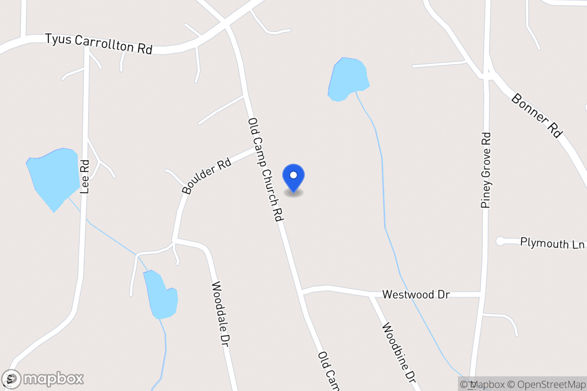 Map of 534 Old Camp Church Rd