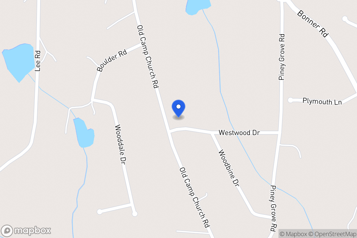 Map of 592 Old Camp Church Rd