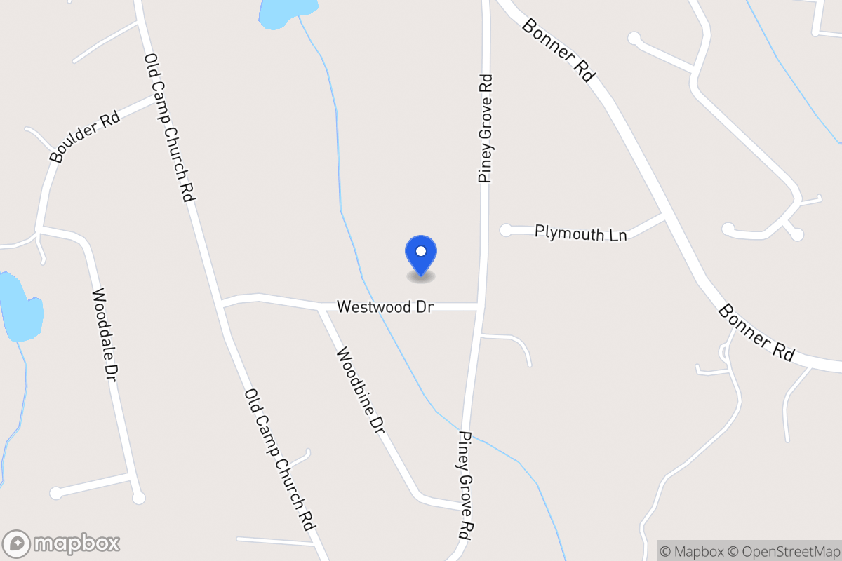 Map of 100 Westwood Dr