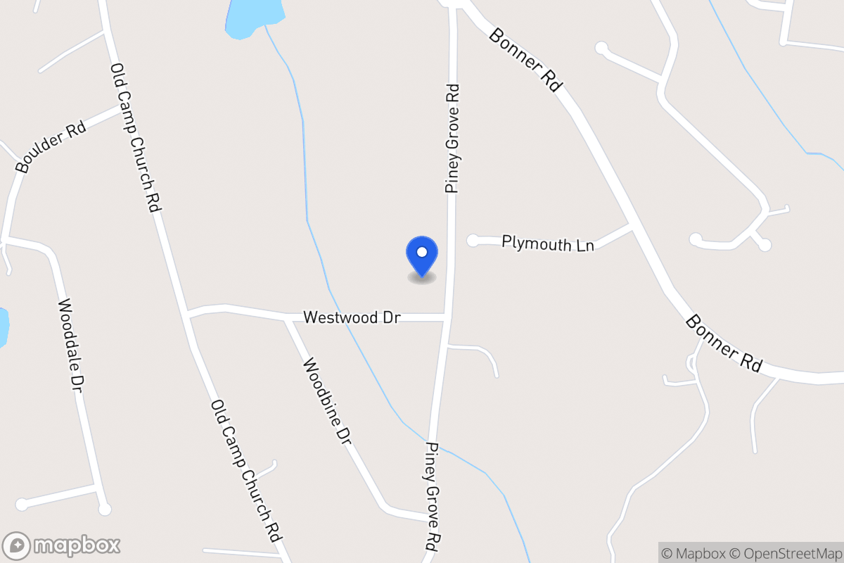 Map of 289 Piney Grove Rd