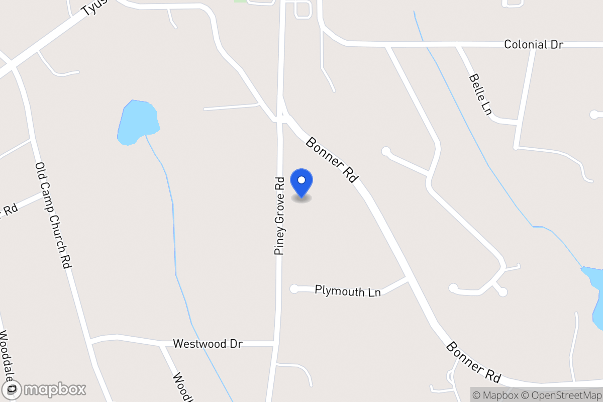 Map of 220 Piney Grove Rd