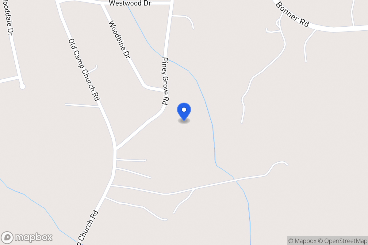 Map of 420 Piney Grove Rd