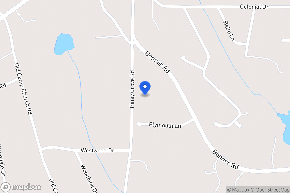 Map of 240 Piney Grove Rd