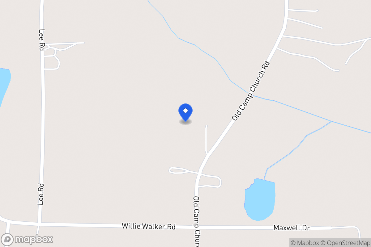 Map of 929 Old Camp Church Rd