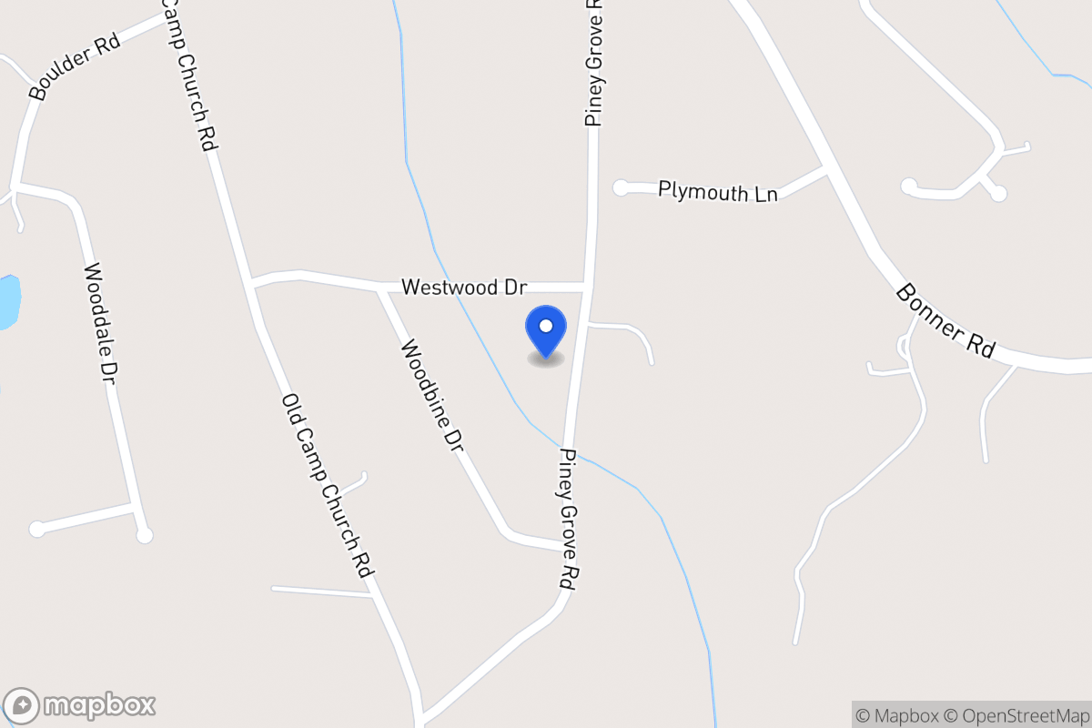 Map of 333 Piney Grove Rd