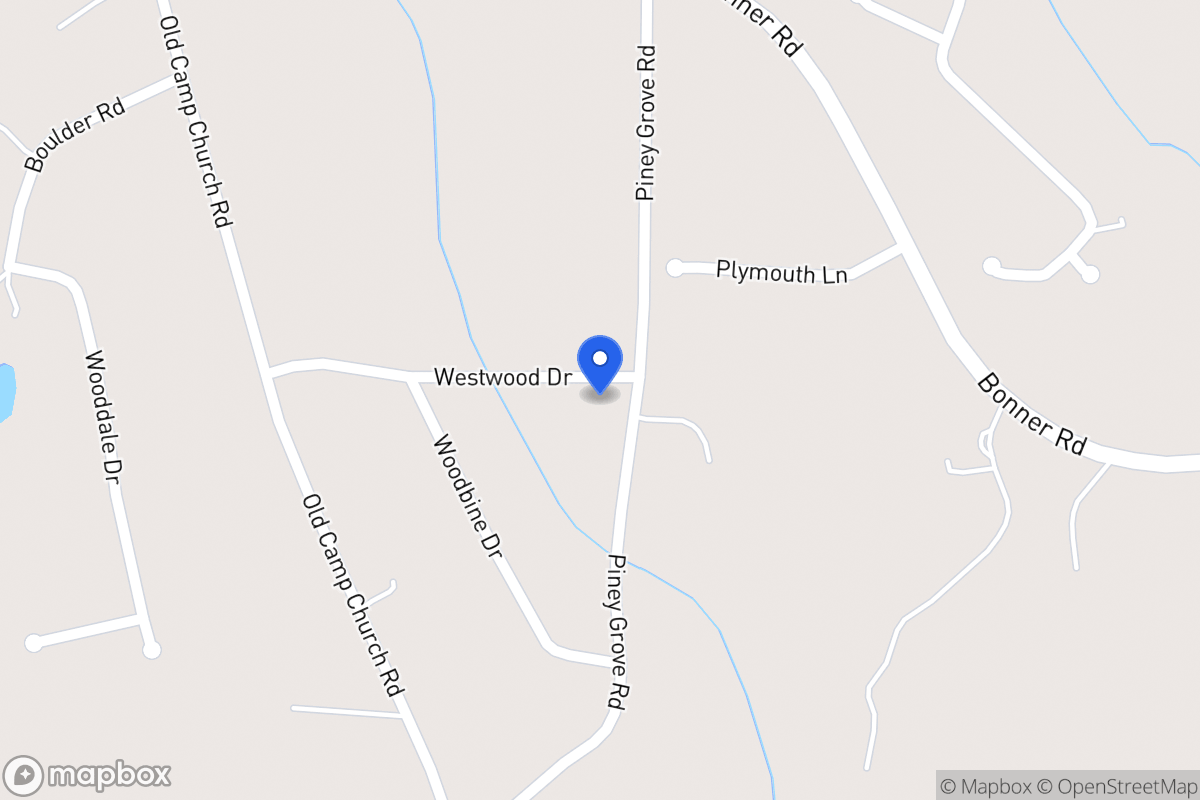 Map of 115 Westwood Dr