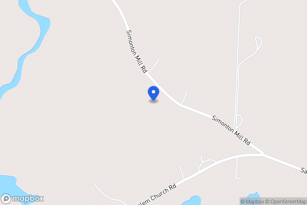 Map of 711 Simonton Mill Rd