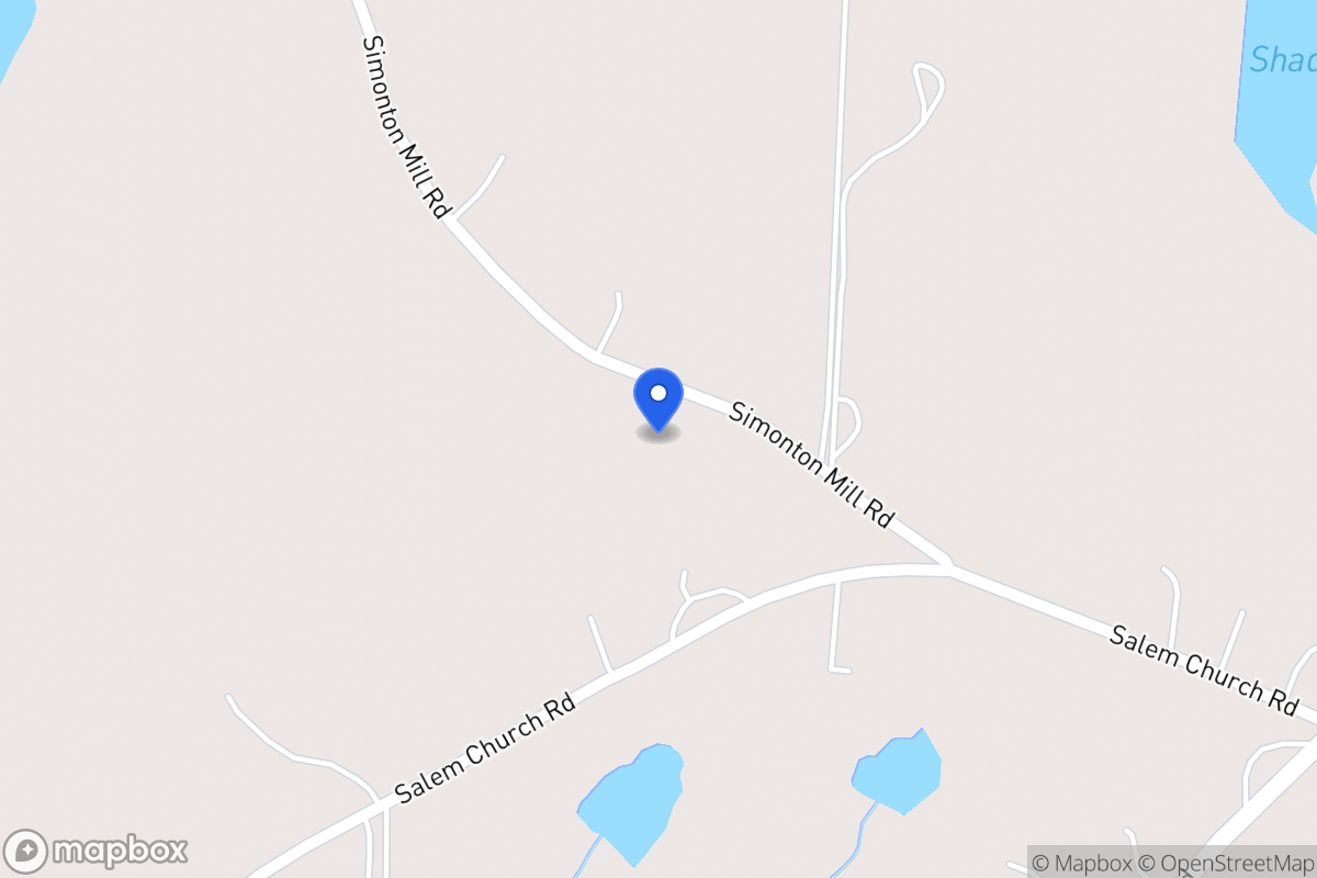 Map of 761 Simonton Mill Rd