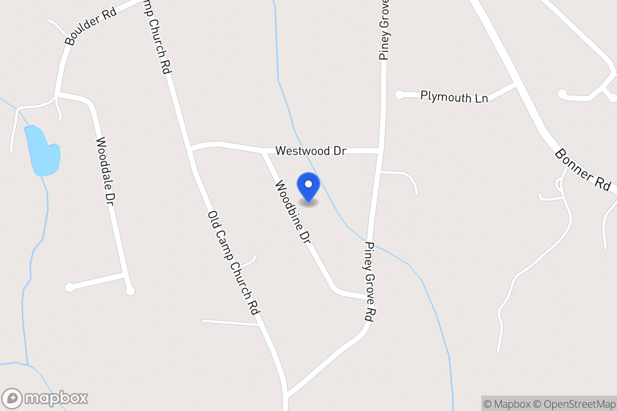 Map of 50 Woodbine Dr