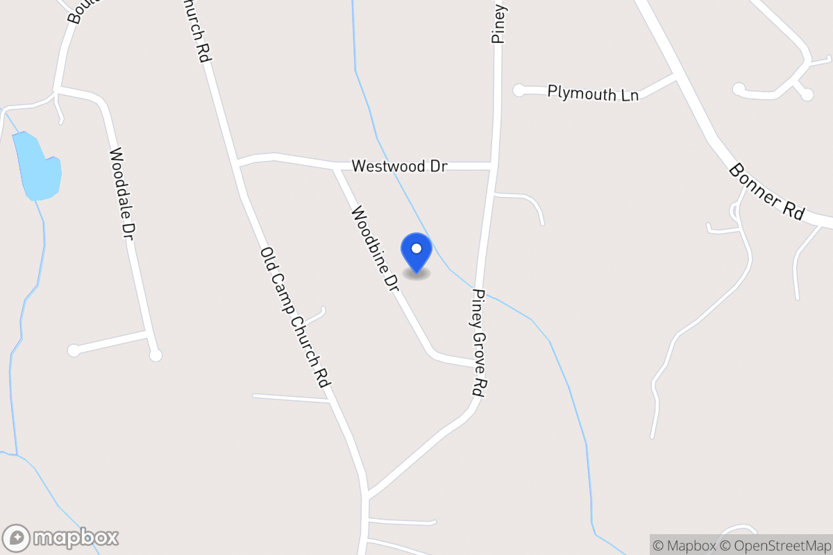 Map of 70 Woodbine Dr