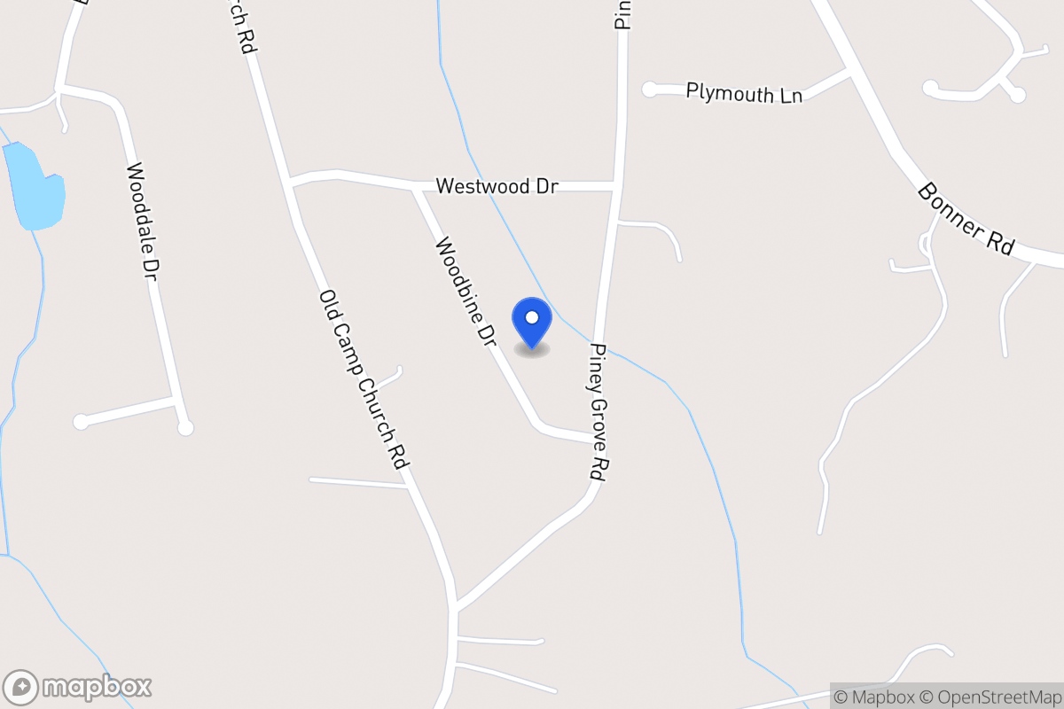 Map of 80 Woodbine Dr