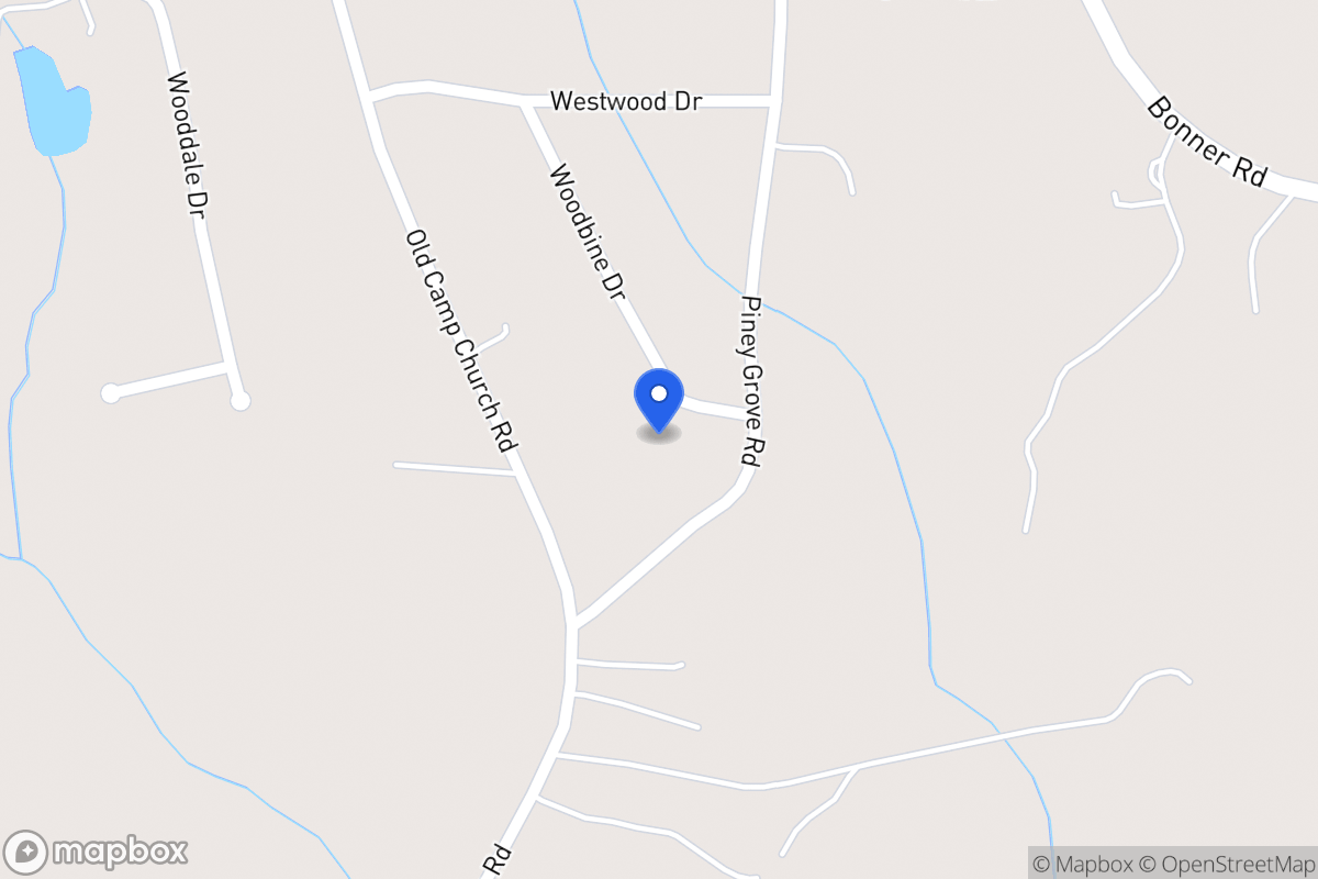 Map of 105 Woodbine Dr
